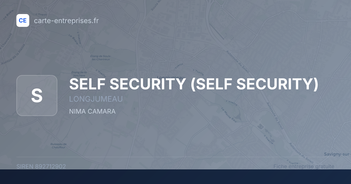 SELF SECURITY — 892712902 — fiche entreprise