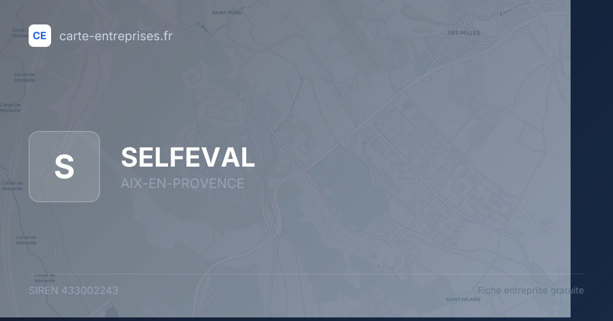 SELFEVAL — 433002243 — fiche entreprise