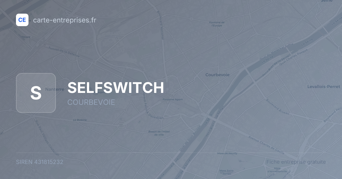 SELFSWITCH — 431815232 — fiche entreprise