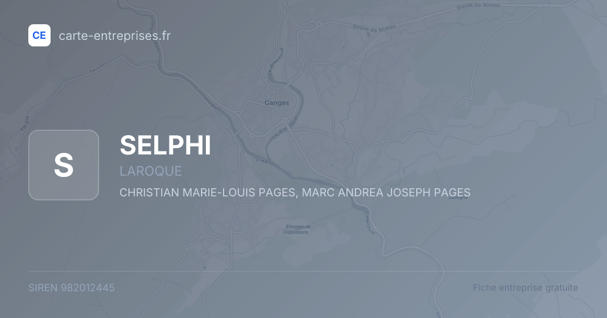 SELPHI — 982012445 — fiche entreprise