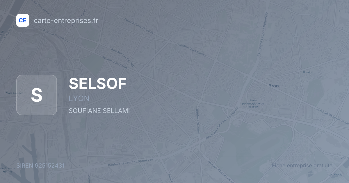 SELSOF — 925152431 — fiche entreprise