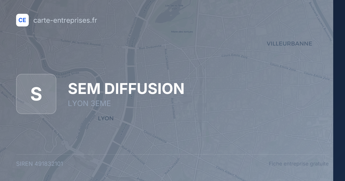 SEM DIFFUSION — 491832101 — fiche entreprise