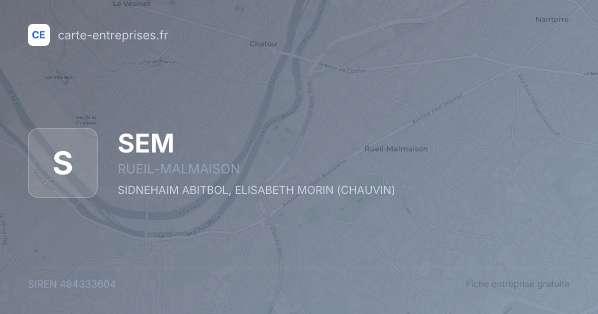 SEM — 484333604 — fiche entreprise