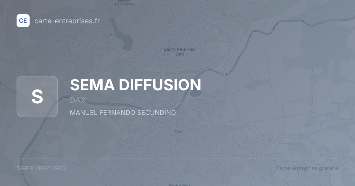 SEMA DIFFUSION — 789751963 — fiche entreprise