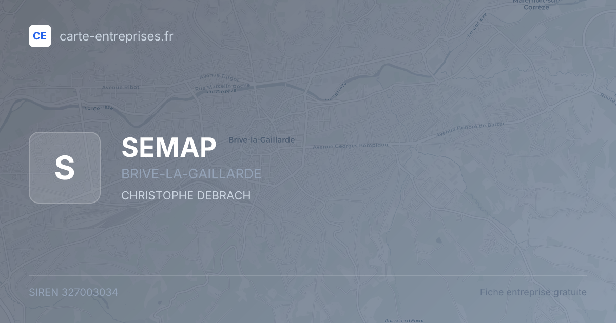 SEMAP — 327003034 — fiche entreprise