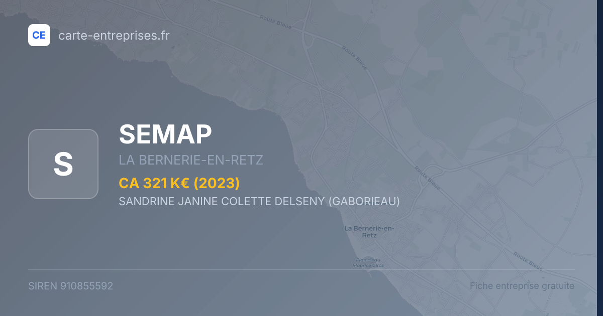SEMAP — 910855592 — fiche entreprise
