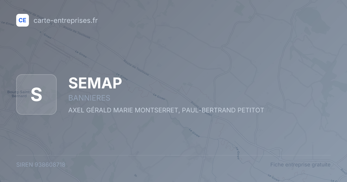 SEMAP — 938608718 — fiche entreprise
