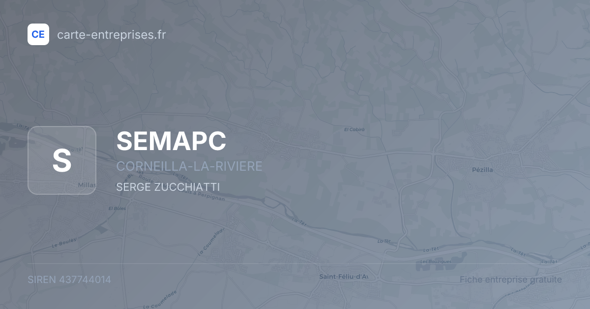 SEMAPC — 437744014 — fiche entreprise