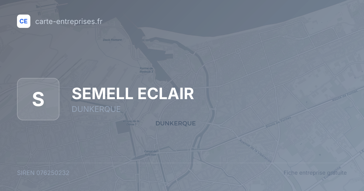 SEMELL ECLAIR — 076250232 — fiche entreprise