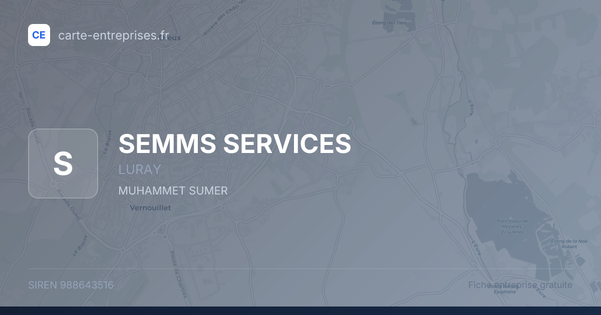 SEMMS SERVICES — 988643516 — fiche entreprise