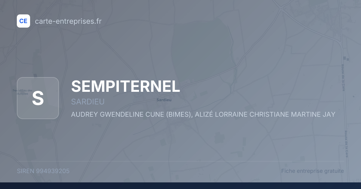 SEMPITERNEL — 994939205 — fiche entreprise