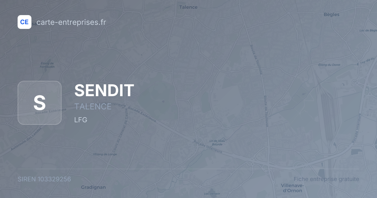 SENDIT — 103329256 — fiche entreprise