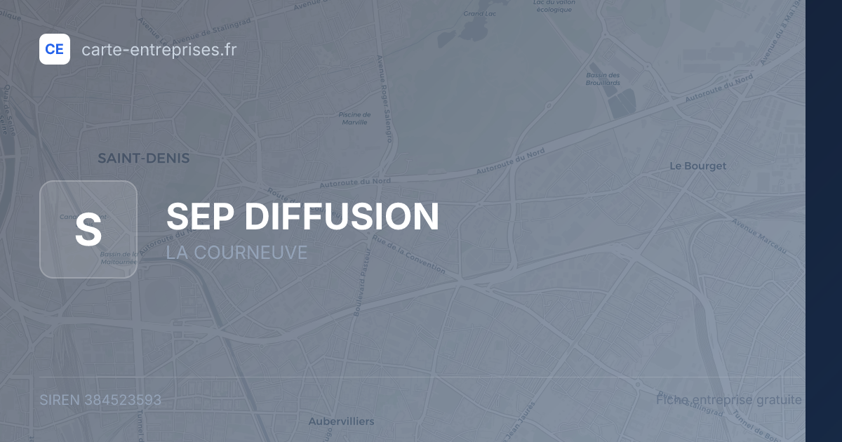 SEP DIFFUSION — 384523593 — fiche entreprise