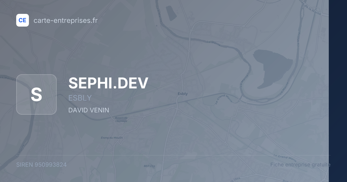SEPHI.DEV — 950993824 — fiche entreprise
