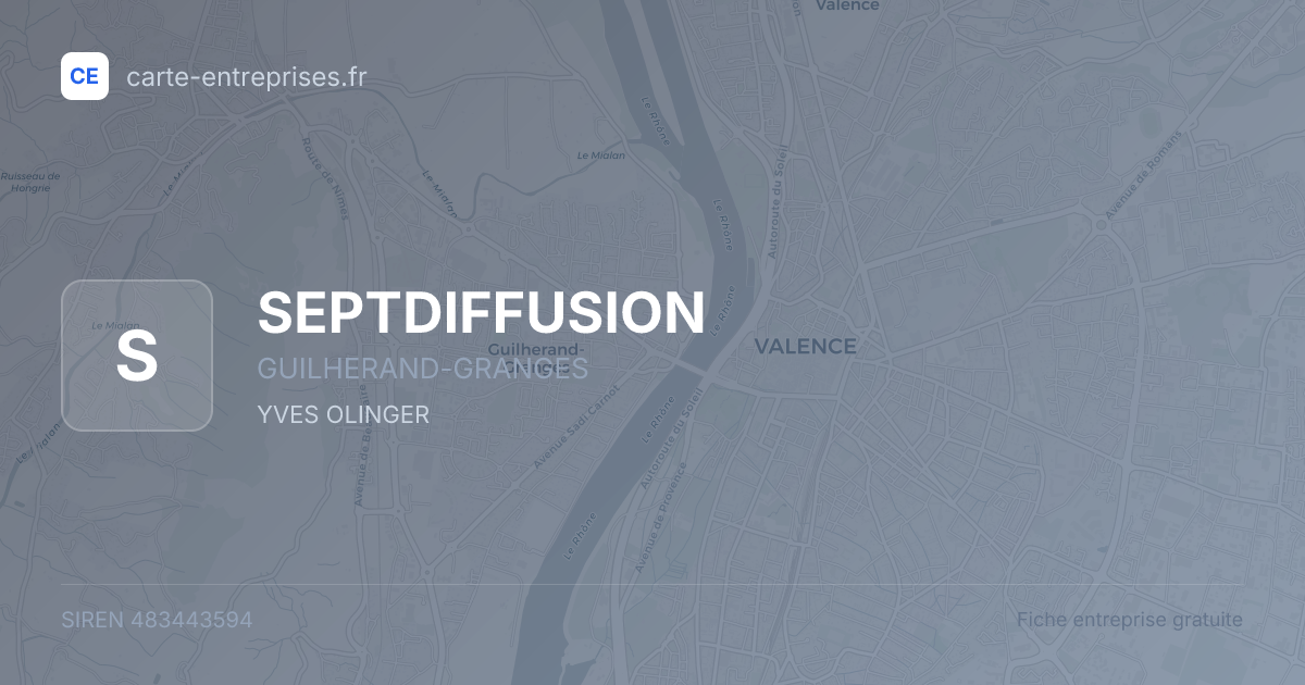 SEPTDIFFUSION — 483443594 — fiche entreprise