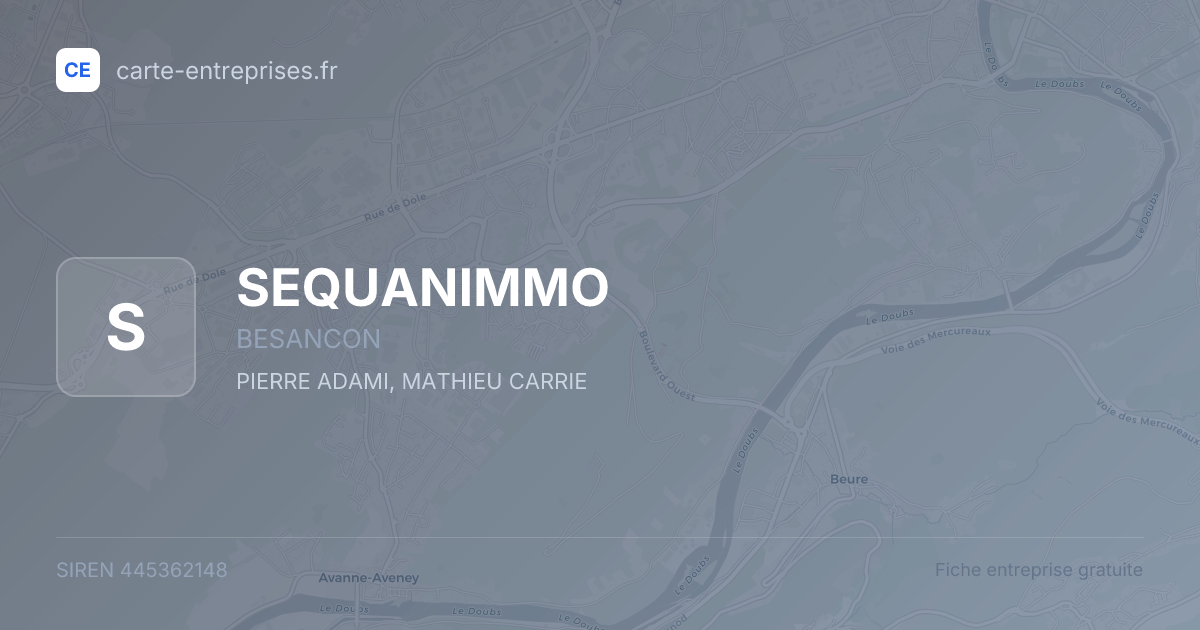 SEQUANIMMO — 445362148 — fiche entreprise