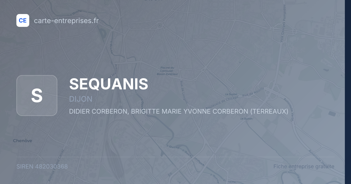 SEQUANIS — 482030368 — fiche entreprise