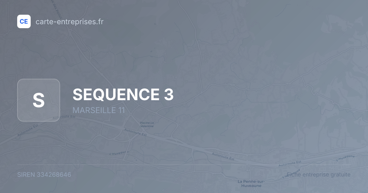 SEQUENCE 3 — 334268646 — fiche entreprise