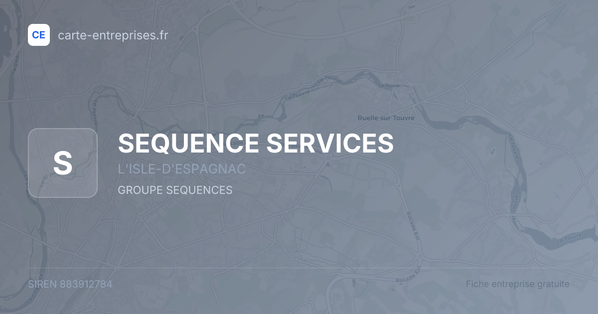 SEQUENCE SERVICES — 883912784 — fiche entreprise
