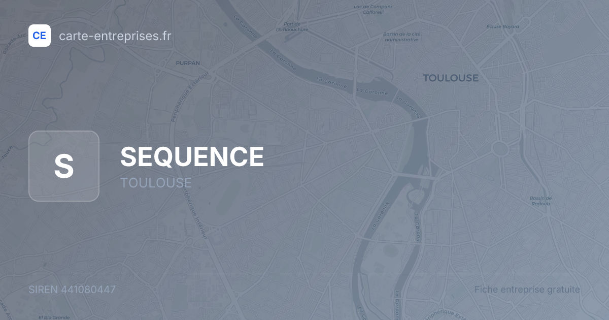 SEQUENCE — 441080447 — fiche entreprise