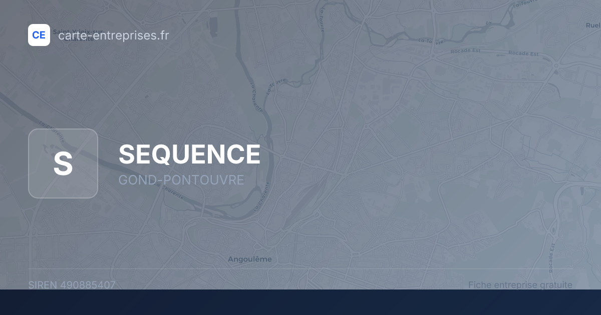 SEQUENCE — 490885407 — fiche entreprise