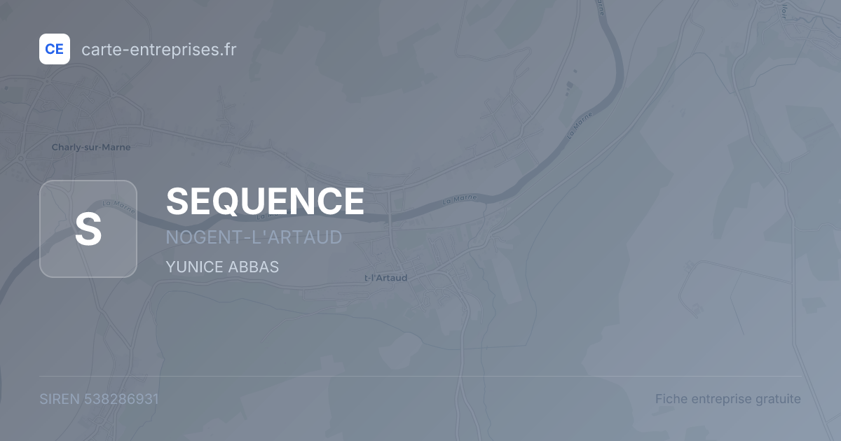 SEQUENCE — 538286931 — fiche entreprise