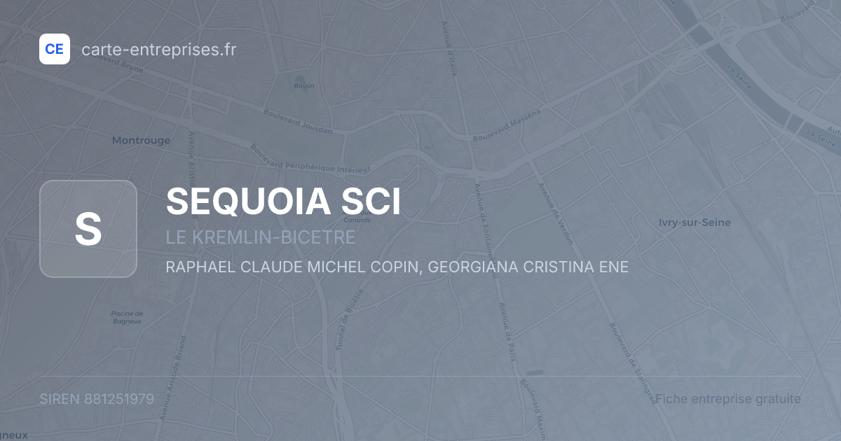 SEQUOIA SCI — 881251979 — fiche entreprise