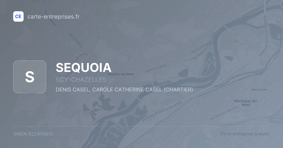 SEQUOIA — 822474615 — fiche entreprise