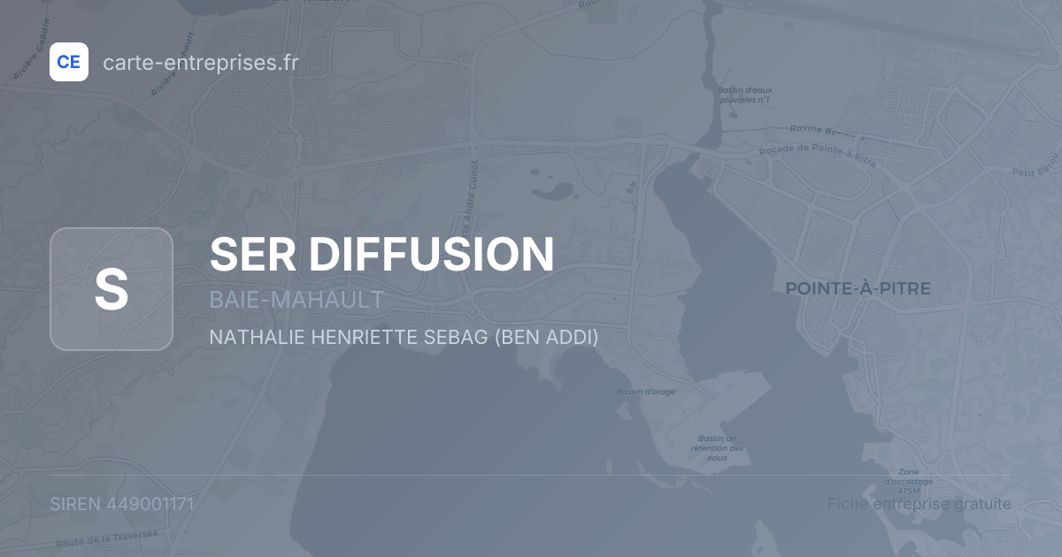 SER DIFFUSION — 449001171 — fiche entreprise