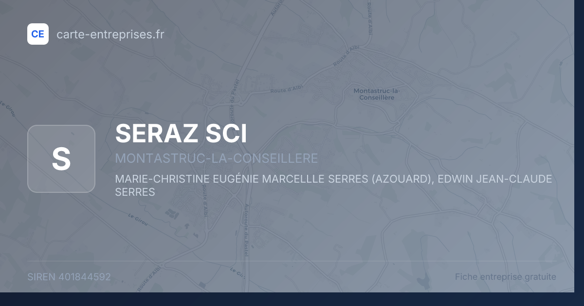 SERAZ SCI — 401844592 — fiche entreprise