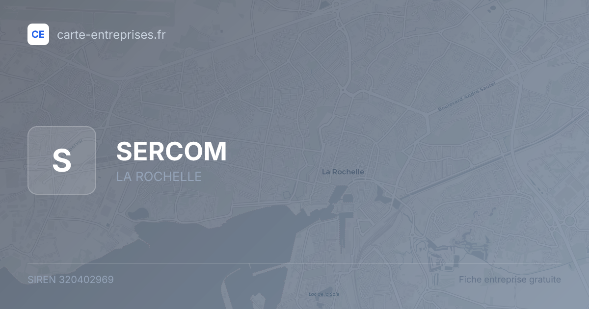 SERCOM — 320402969 — fiche entreprise