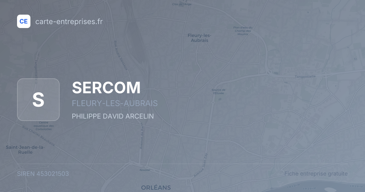 SERCOM — 453021503 — fiche entreprise