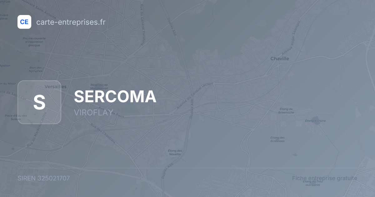 SERCOMA — 325021707 — fiche entreprise