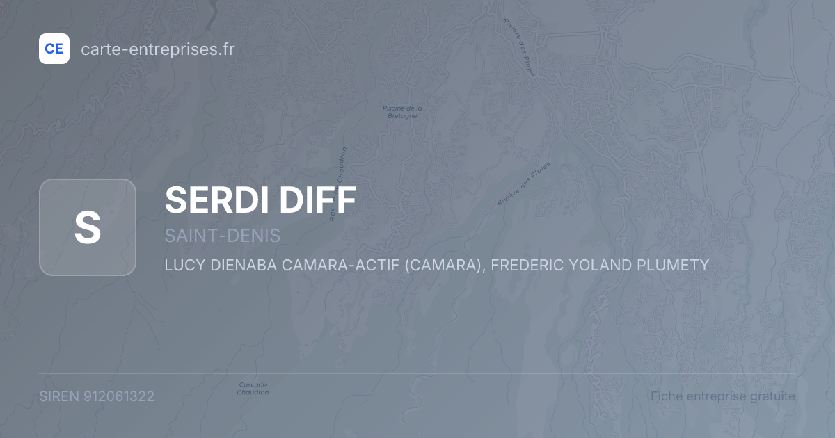 SERDI DIFF — 912061322 — fiche entreprise