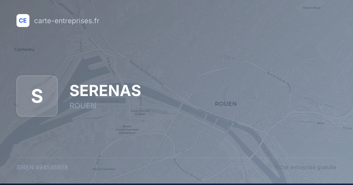 SERENAS — 494545858 — fiche entreprise