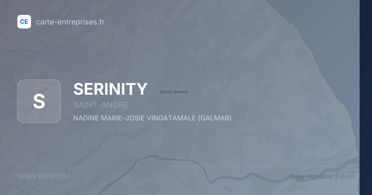 SERINITY — 500193057 — fiche entreprise