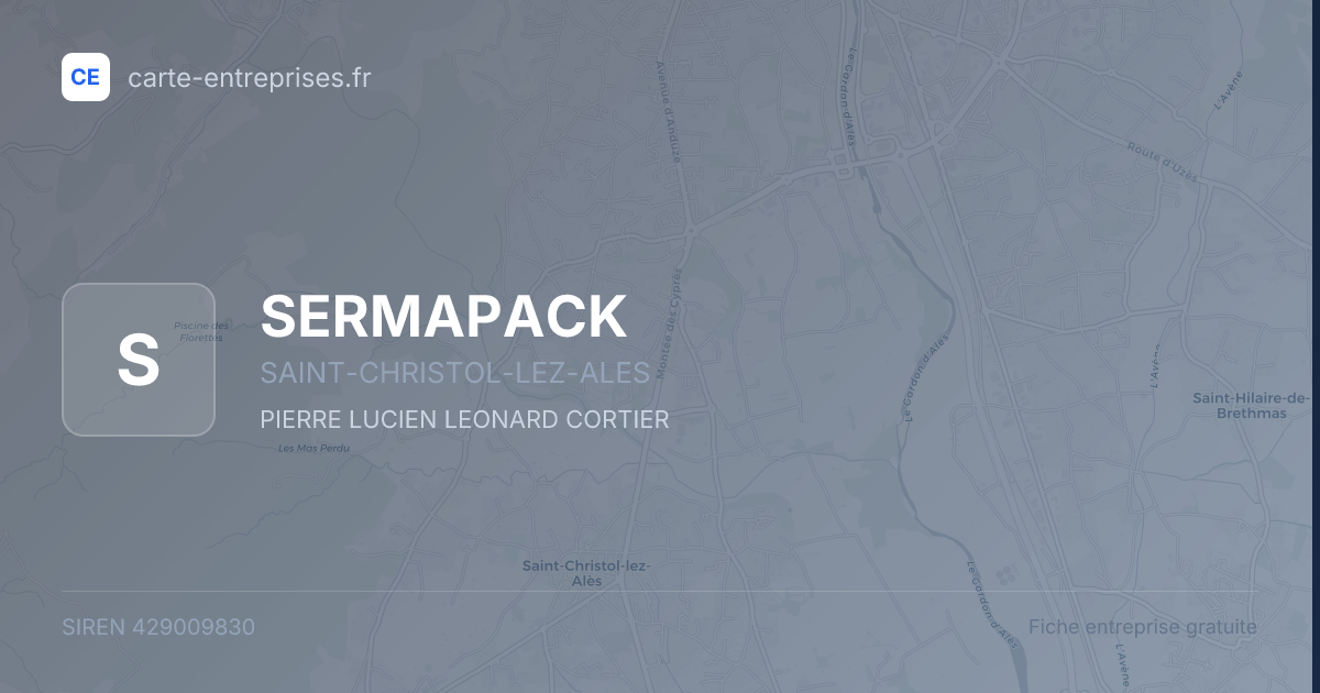 SERMAPACK — 429009830 — fiche entreprise