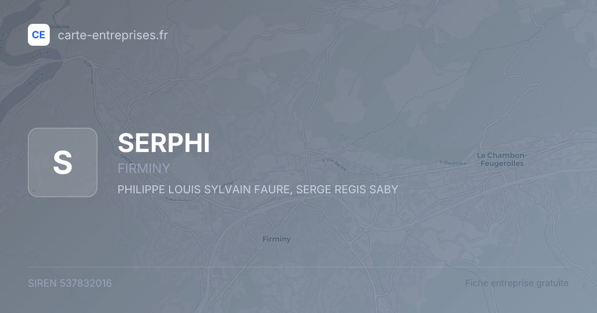 SERPHI — 537832016 — fiche entreprise