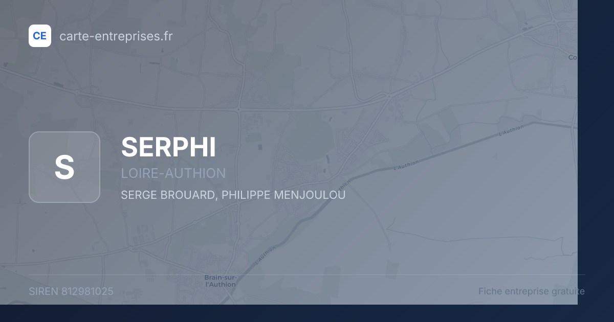 SERPHI — 812981025 — fiche entreprise