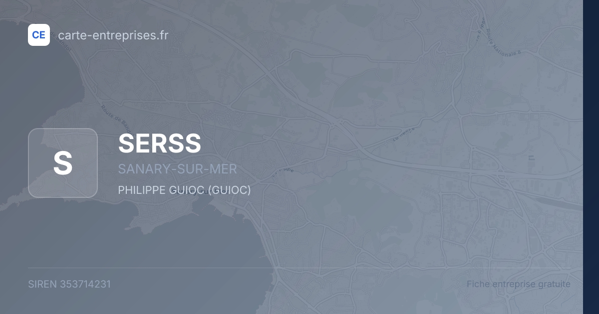SERSS — 353714231 — fiche entreprise