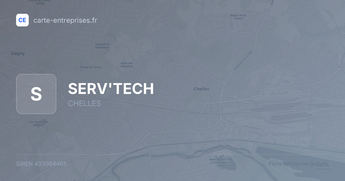 SERV'TECH — 433984465 — fiche entreprise