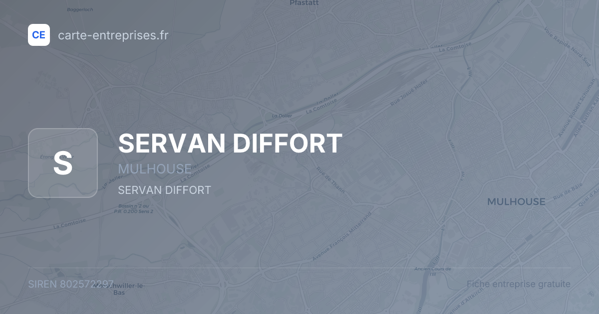 SERVAN DIFFORT — 802572297 — fiche entreprise