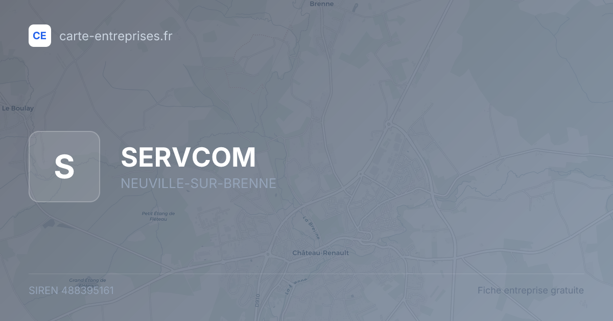 SERVCOM — 488395161 — fiche entreprise