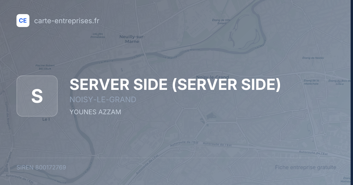 SERVER SIDE — 800172769 — fiche entreprise