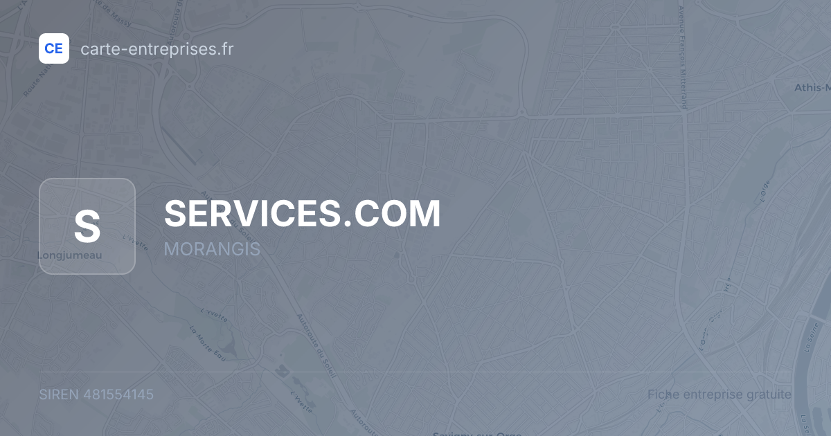 SERVICES.COM — 481554145 — fiche entreprise