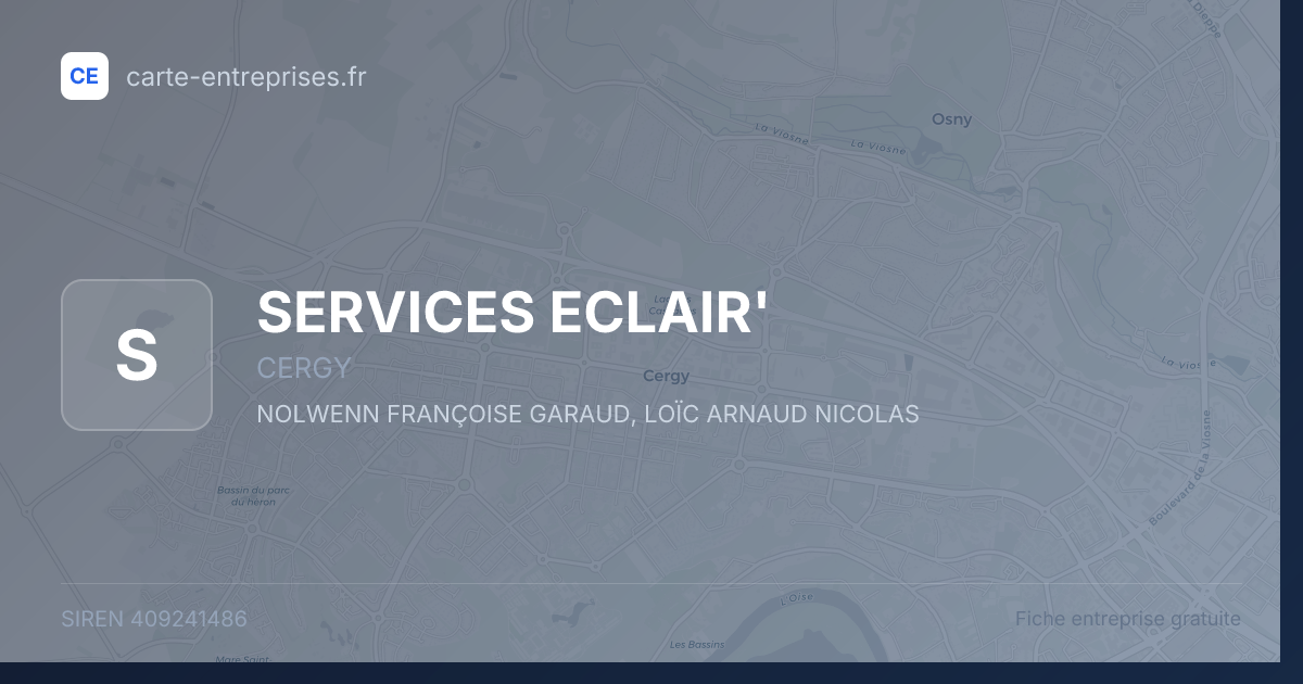 SERVICES ECLAIR' — 409241486 — fiche entreprise