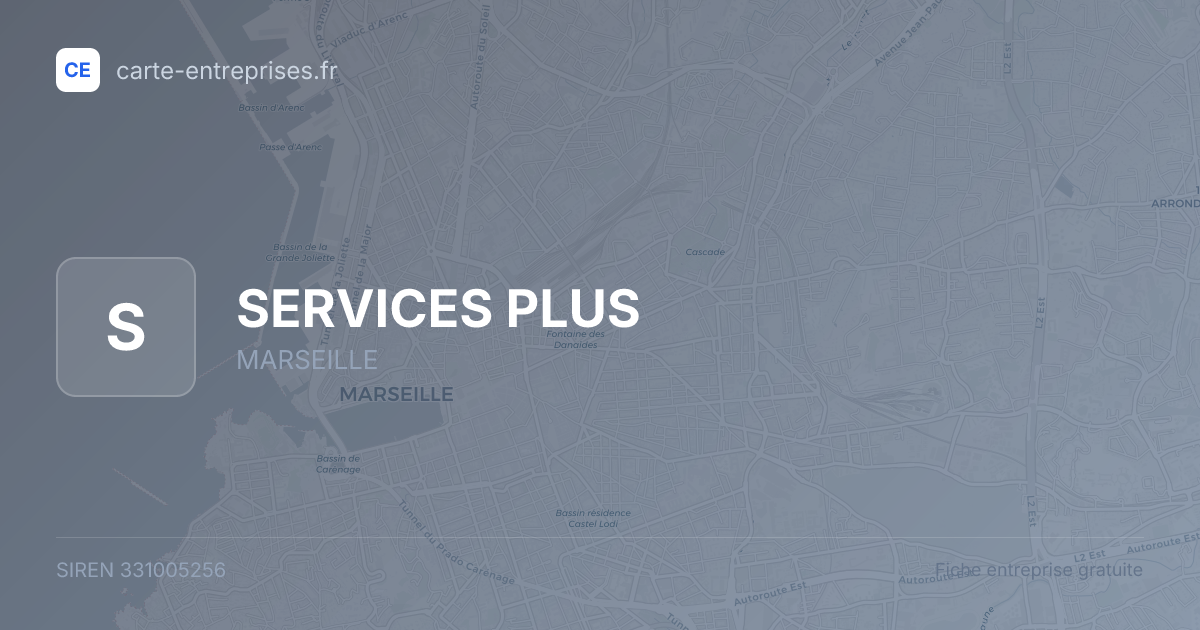 SERVICES PLUS — 331005256 — fiche entreprise