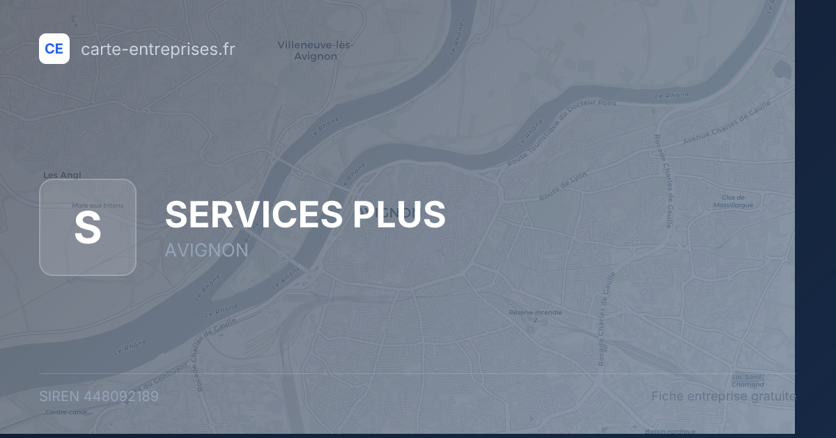 SERVICES PLUS — 448092189 — fiche entreprise