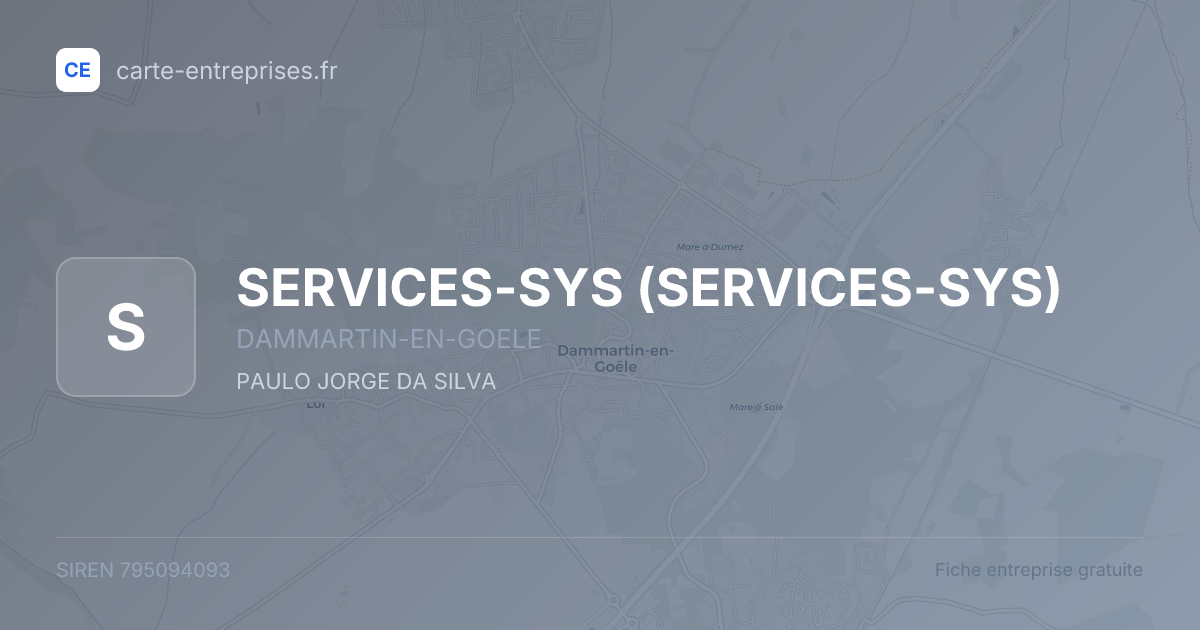 SERVICES-SYS — 795094093 — fiche entreprise