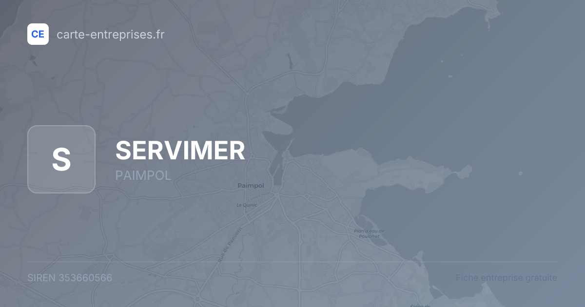 SERVIMER — 353660566 — fiche entreprise